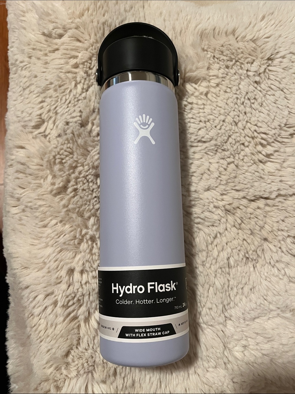 Hydroflask 24 oz Wide Flex Straw Cap in Original Surf